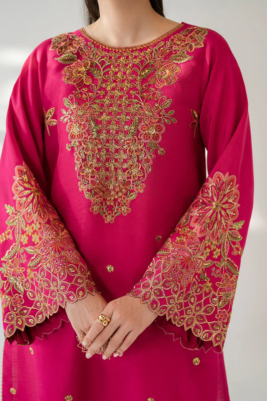 EMBROIDERED RAW SILK PR-1165 (PRE-ORDER)