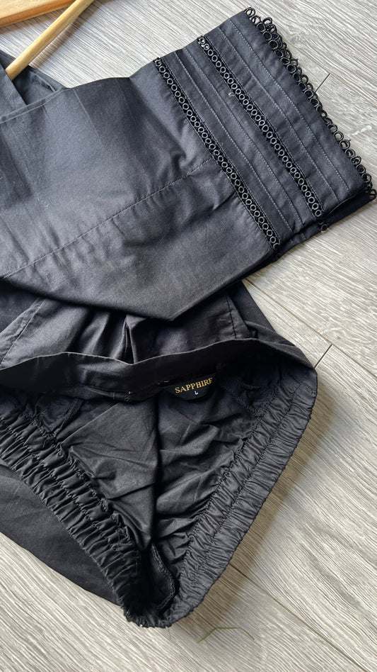 Large Sapphire cotton trouser ( In stock)