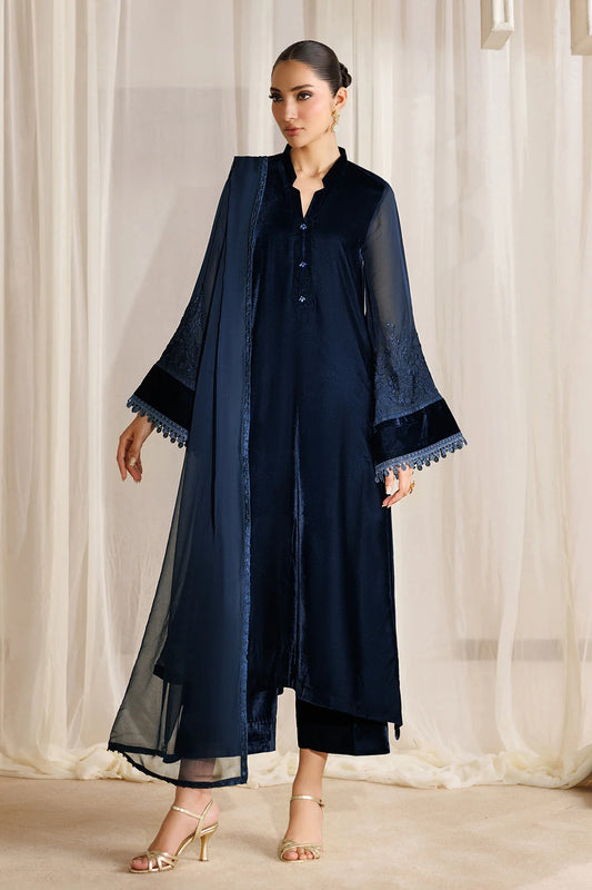 EMBROIDERED VELVET PR-1384(Pre-Order)