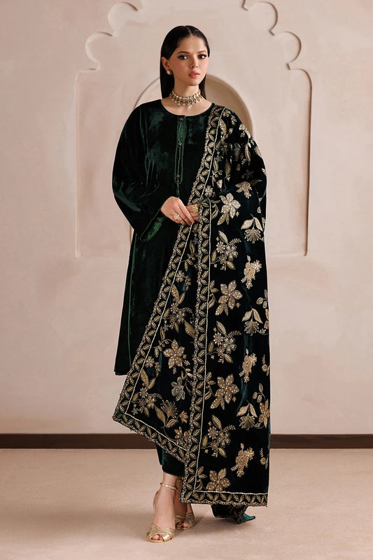 EMBROIDERED VELVET SHAWL VS-65(Pre-order)
