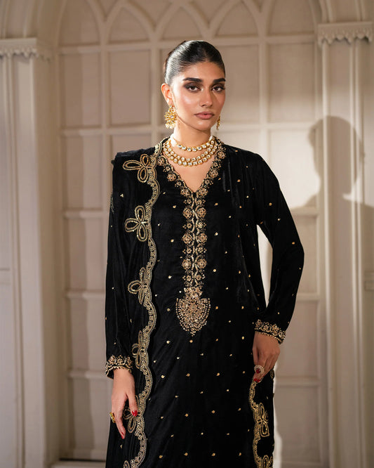 3 Piece Velvet Suit Stitched | 1133-ST-VLT (Pre-Order)