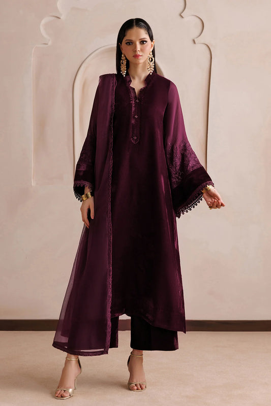 EMBROIDERED VELVET PR-1381(Pre-Order)