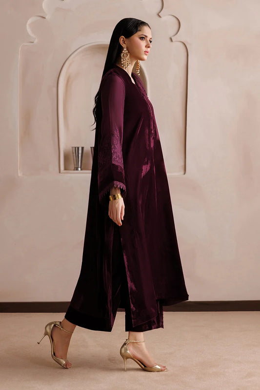 EMBROIDERED VELVET PR-1381(Pre-Order)