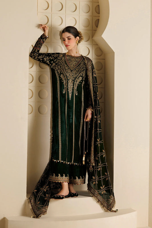 Embroidered Velvet Formal CVF26-D07(Pre-Order)