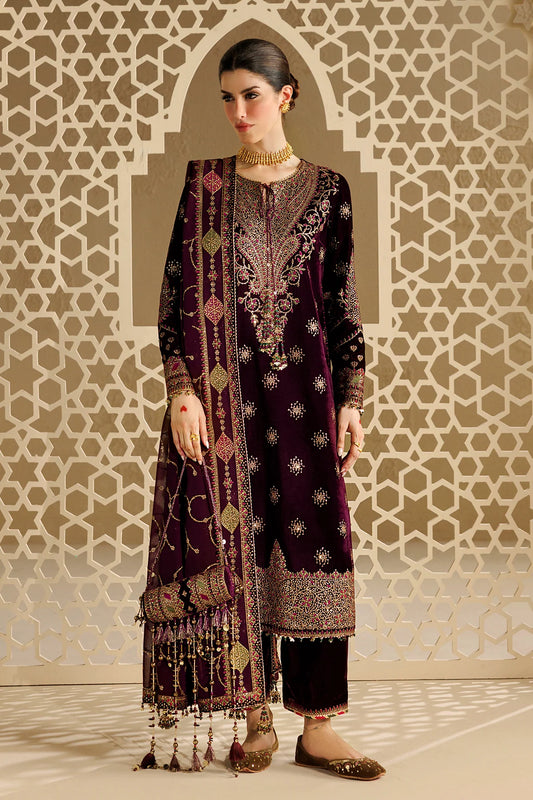 Embroidered Velvet Formal CVF26-D08(Pre-Order)