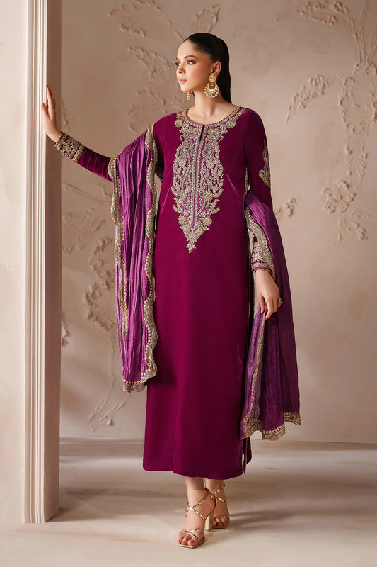 EMBROIDERED VELVET PR-1205 (PRE-ORDER)