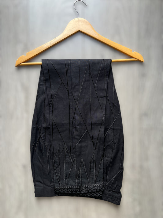 Embroidered cotton trouser ( In stock)