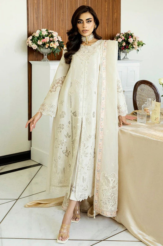MEDIUM - QALAMKAR EMBROIDERED LAWN SF-4401 ( Ready to ship )