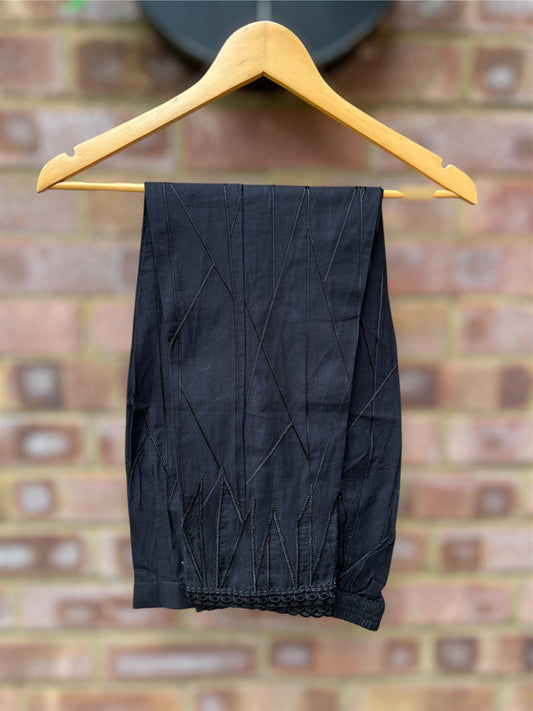 Embroidered cotton trouser ( In stock)