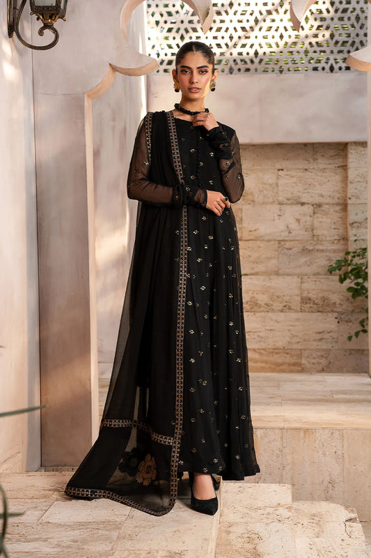 Black 'Raven Chic' Chiffon IP-57 (Pre-Order)