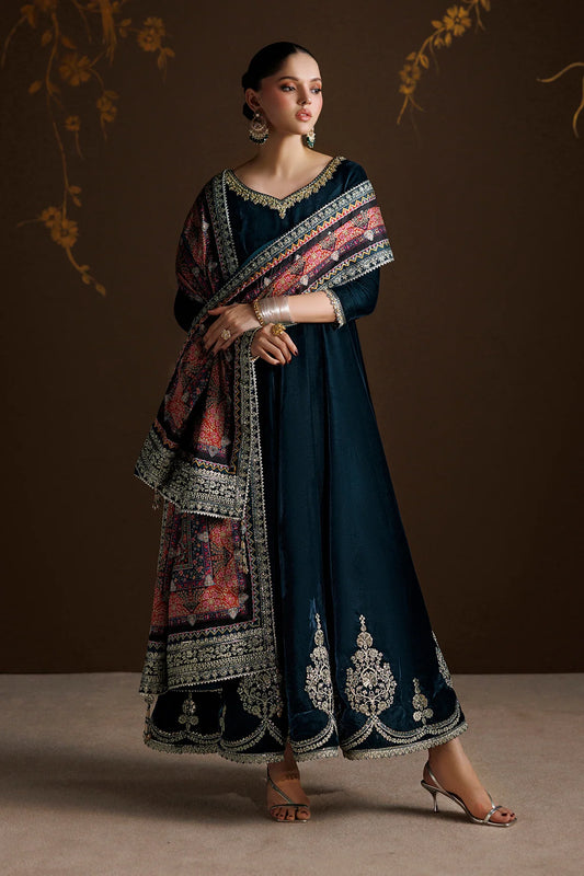 EMBROIDERED VELVET PR-1410(Pre-Order)