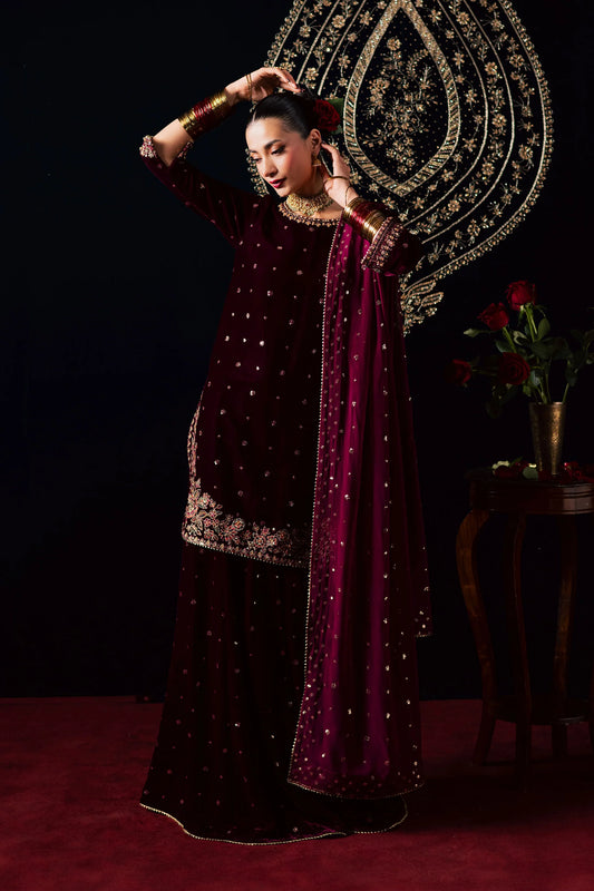 Nayaab 3Pc - Velvet Luxe Pret (Pre-Order)