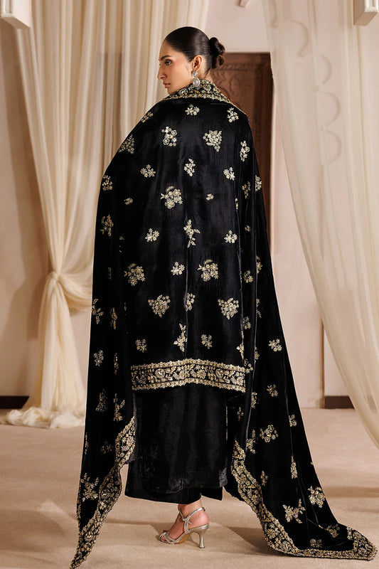 EMBROIDERED VELVET SHAWL VS-71(Pre-order)