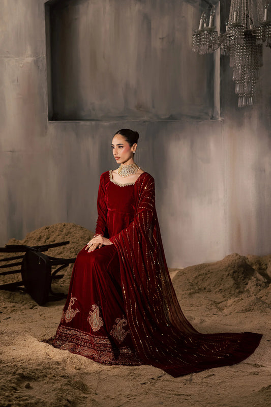 Carnation 3Pc - Velvet Luxe Pret (Pre-Order)