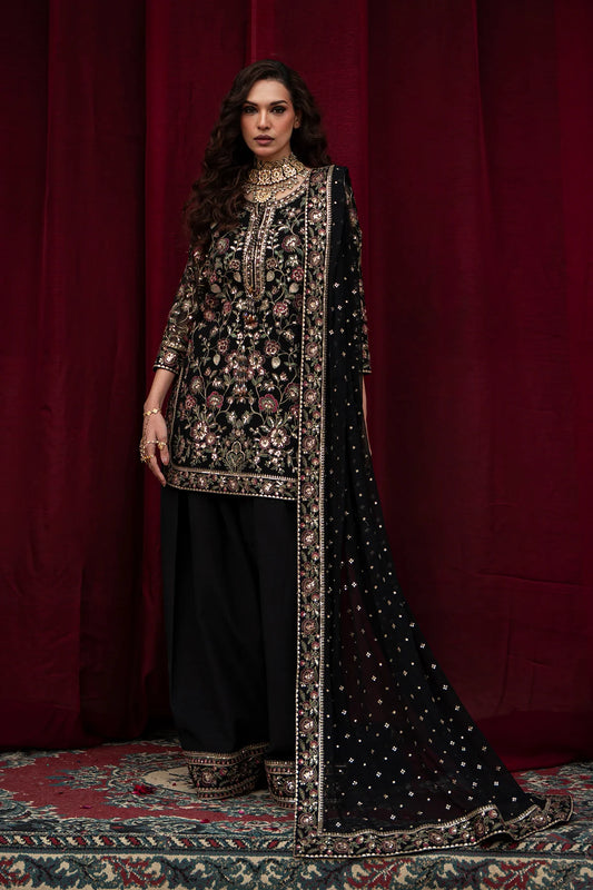 3-PC Embroidered Chiffon Suit CMA-6-212 (PRE-ORDER)