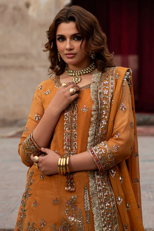 3-PC Embroidered Chiffon Suit CMA-6-225 (PRE-ORDER)