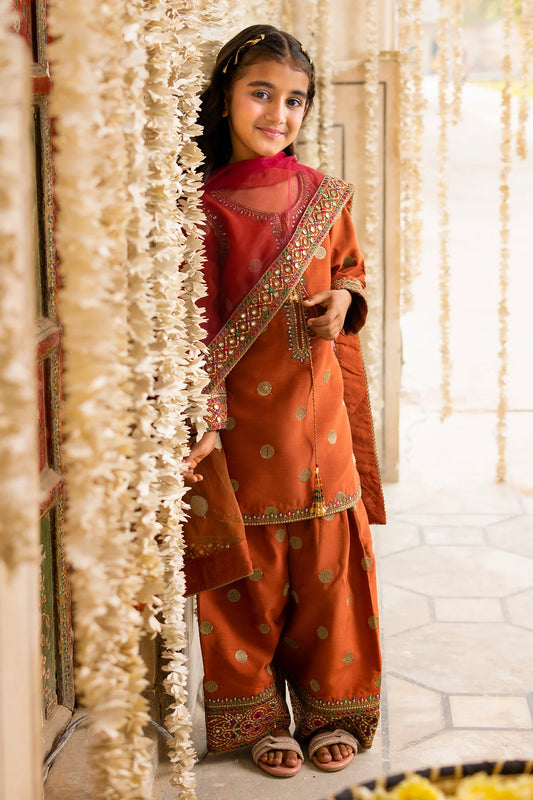 3-PC Embroidered Raw-Silk CKP-6-365 (PRE-ORDER)
