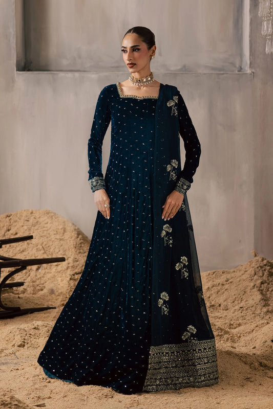 Delphinium 3Pc - Velvet Luxe Pret (Pre-Order)