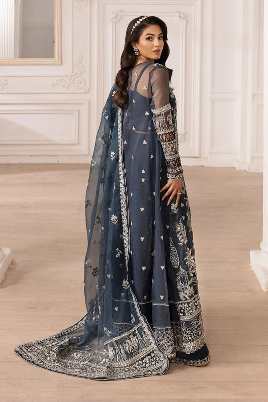 4931-YASNA EMBROIDERED ORGANZA UNSTITCHED (PRE-ORDER)