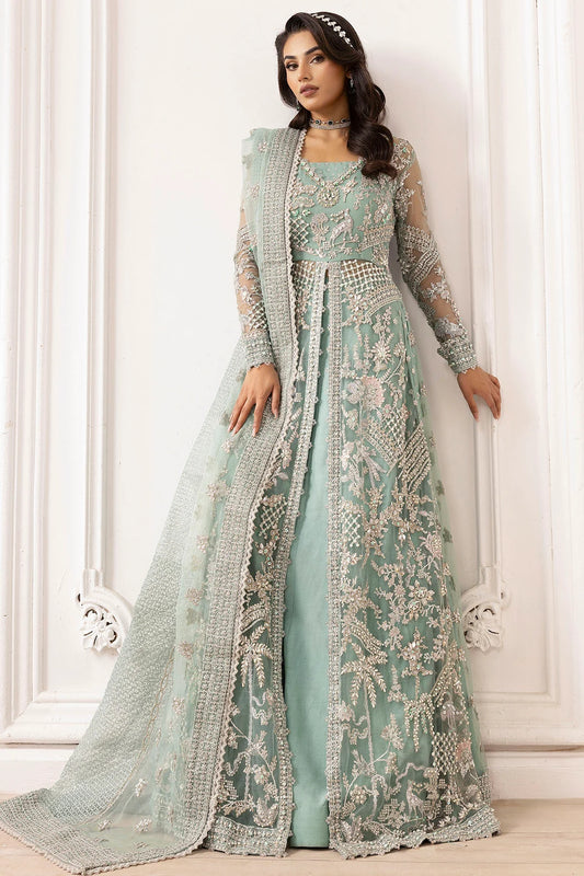 4932-AROOSH EMBROIDERED SILK NET UNSTITCHED (PRE-ORDER)