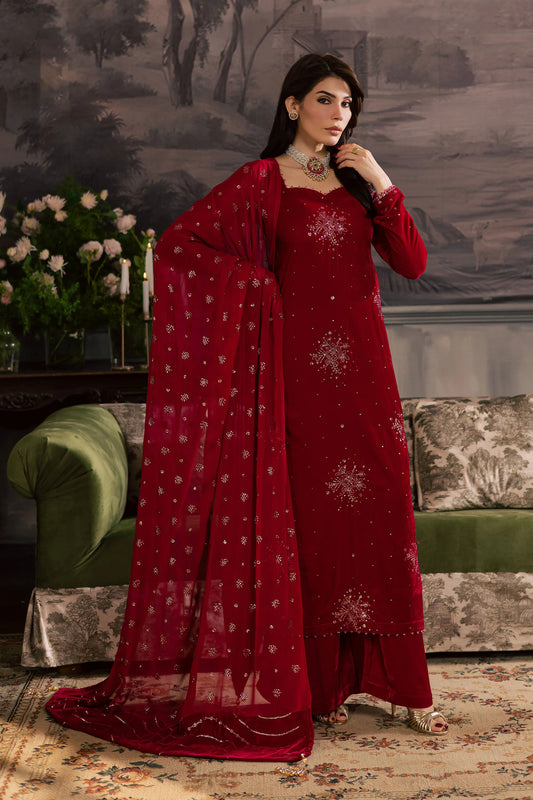 Pink Topaz 3Pc - Velvet Luxe Pret (Pre-Order)