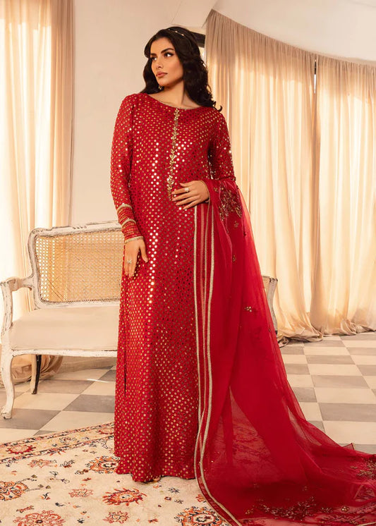 Sifana/Rose red - Luxury Pret (Pre-Order)
