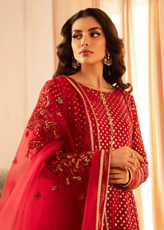 Sifana/Rose red - Luxury Pret (Pre-Order)