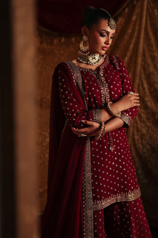 3-PC Embroidered Chiffon Suit CMA-5-158 (Pre-Order)