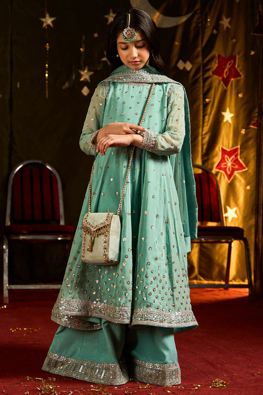 3-PC Embroidered Chiffon Suit CKP-5-185 (Pre-Order)