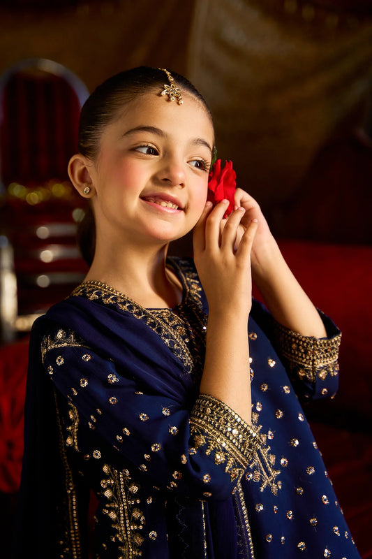 3-PC Embroidered Chiffon Suit CKP-5-183 (Pre-Order)