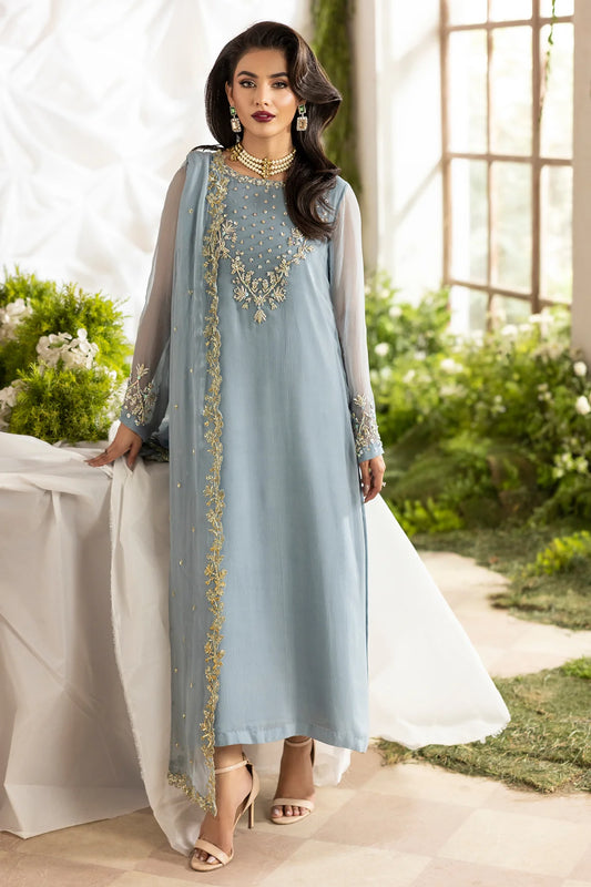 3-PC Embroidered Chiffon Suit CMA-5-100 (PRE-ORDER)