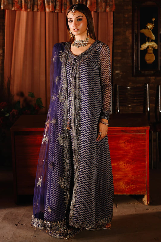 3-PC Embroidered Chiffon Suit CMA-5-135 (PRE-ORDER)