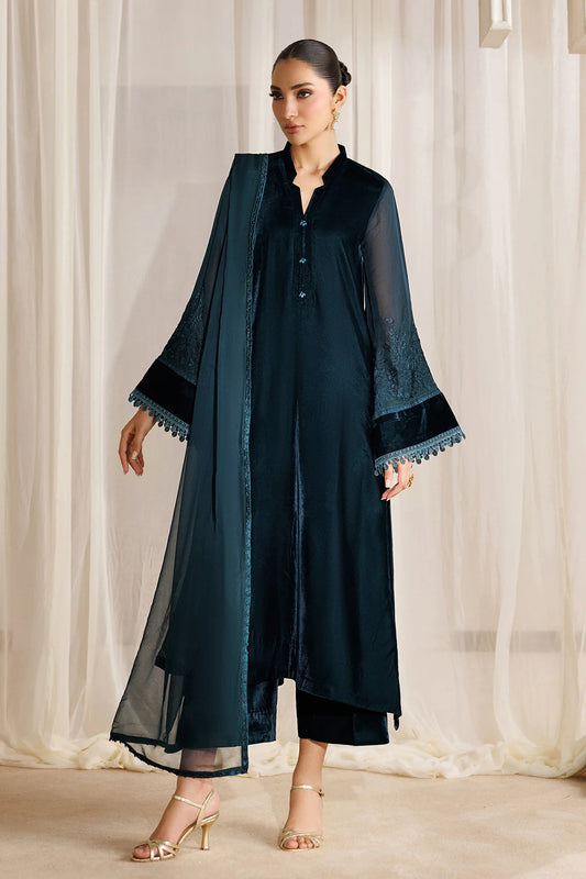 EMBROIDERED VELVET PR-1383(Pre-Order)
