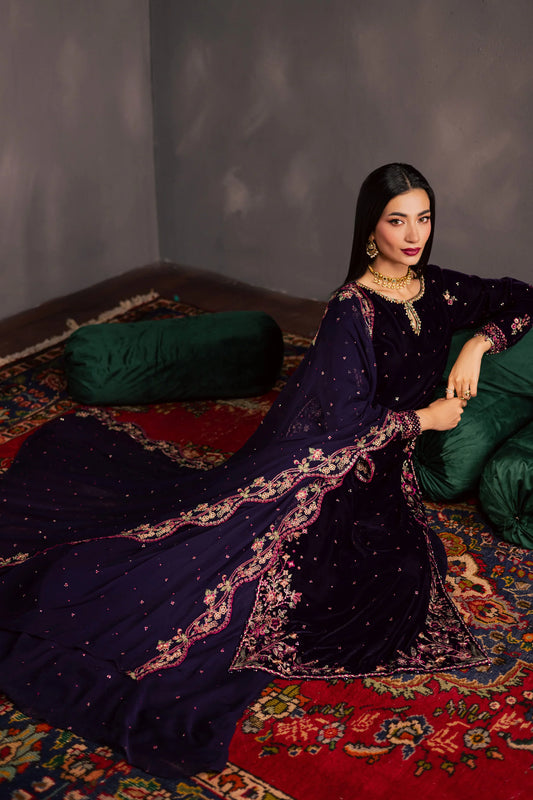 Jahanara 3Pc - Velvet Luxe Pret (Pre-Order)