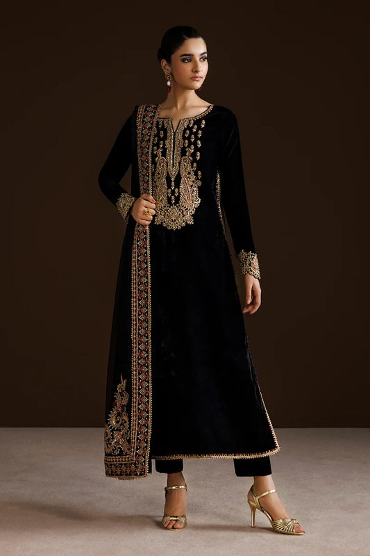 EMBROIDERED VELVET PR-1408(Pre-Order)