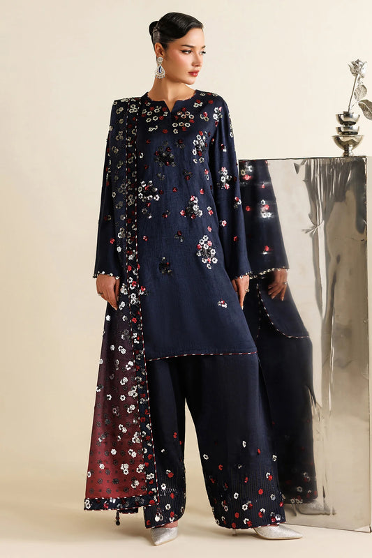 Embroidered Raw Silk UR-7064 (PRE-ORDER)