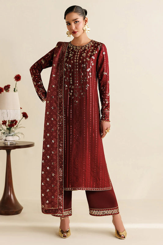 Embroidered Raw Silk UR-7070 (PRE-ORDER)