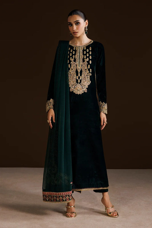 EMBROIDERED VELVET PR-1407(Pre-Order)