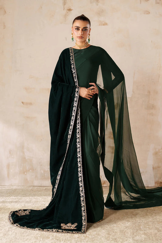 EMBROIDERED VELVET SHAWL VS-59 (PRE-ORDER)