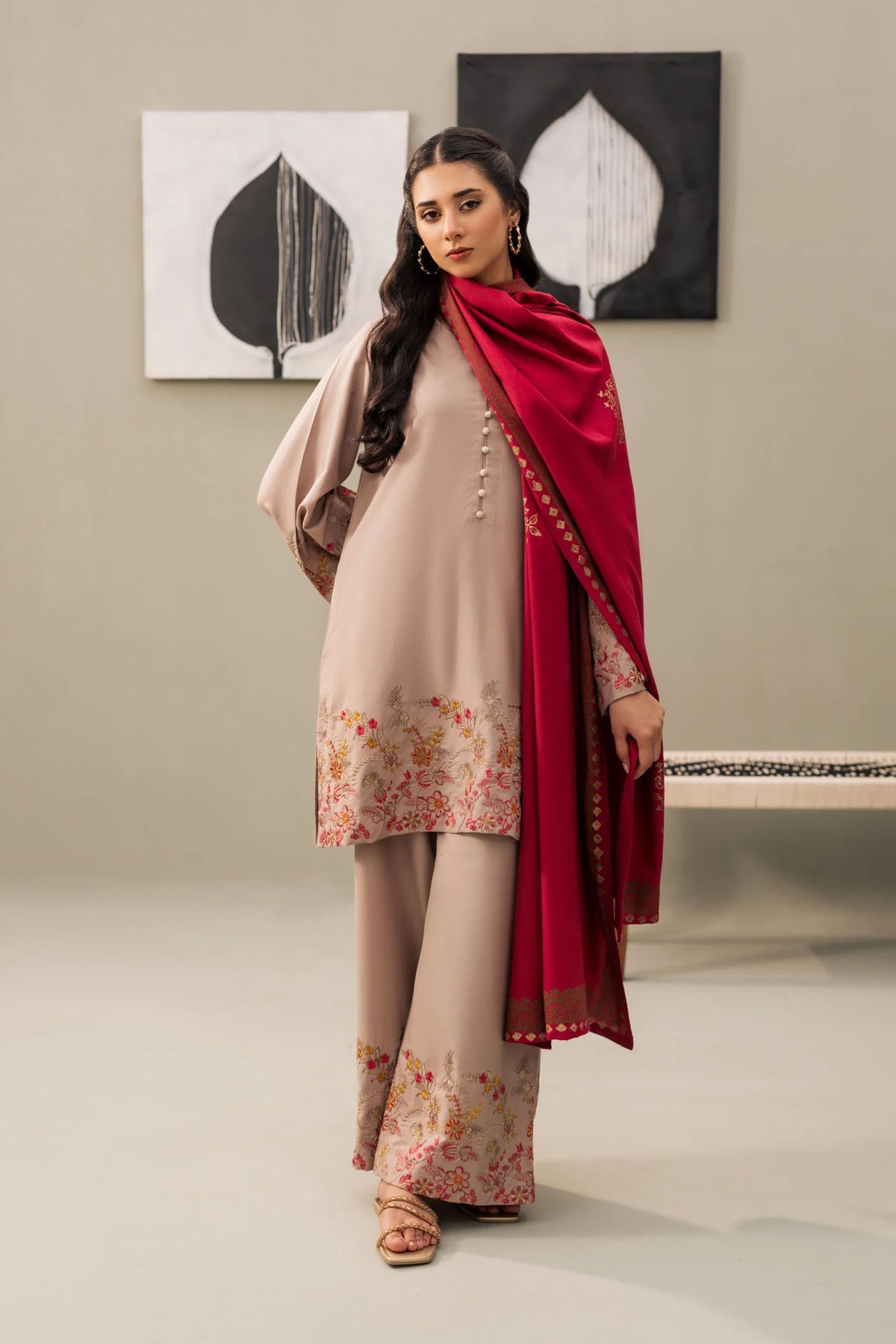 Pakistani Khaddar Suits & Dresses