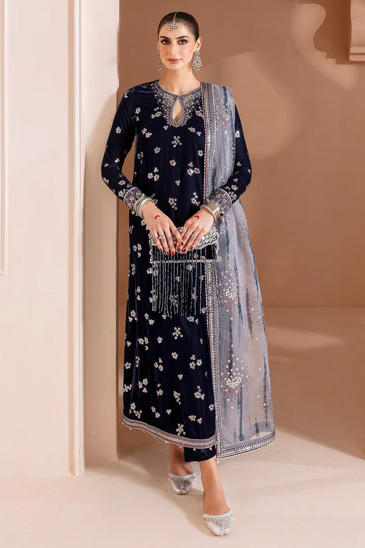 Embroidered Velvet Formal CVF D-03 (PRE-ORDER)