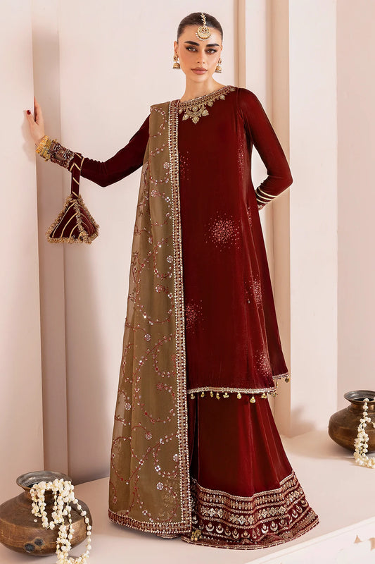 Embroidered Velvet Formal CVF D-07 (PRE-ORDER)
