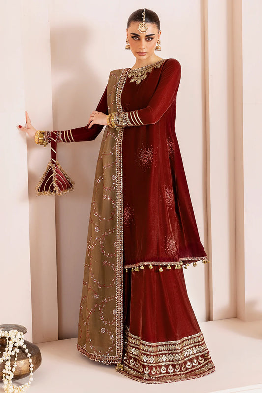 Embroidered Velvet Formal CVF D-07 (PRE-ORDER)