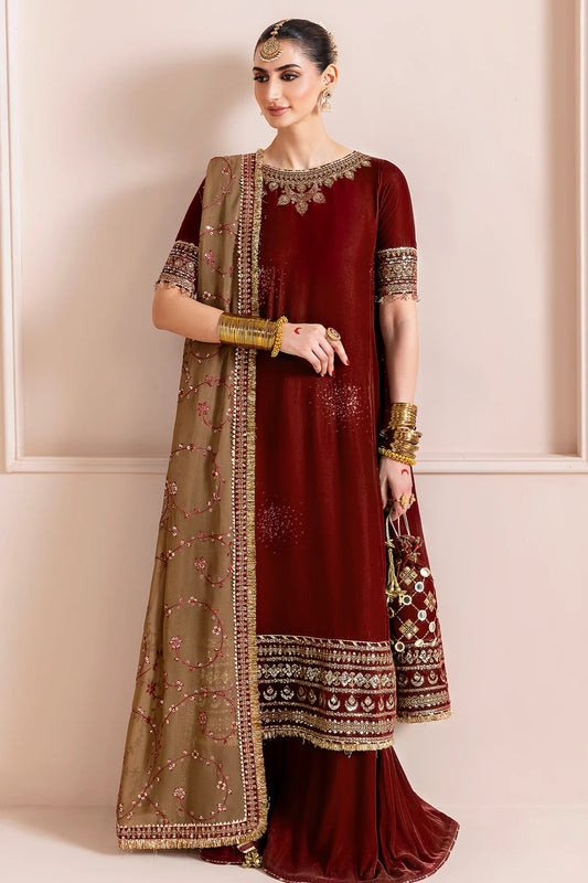 Embroidered Velvet Formal CVF D-13 (PRE-ORDER)