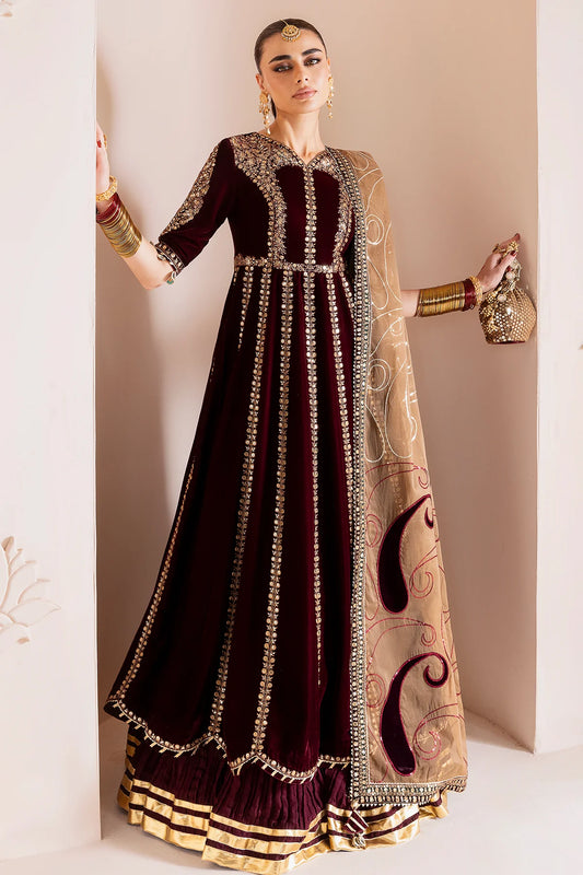Embroidered Velvet Formal CVF D-12 (PRE-ORDER)