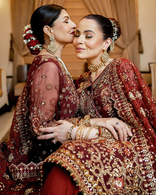 EMBROIDERED CHIFFON CH14-07 STITCHED (PRE-ORDER)