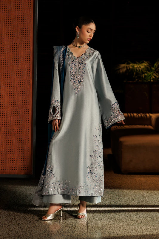 UE-717 Embroidered Jacquard Sheesha Silk(Pre-Order)