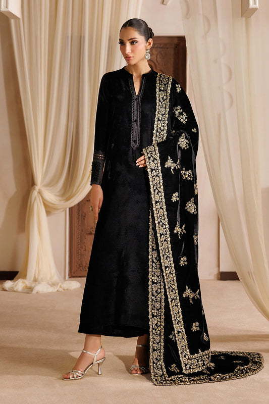 EMBROIDERED VELVET SHAWL VS-71(Pre-order)