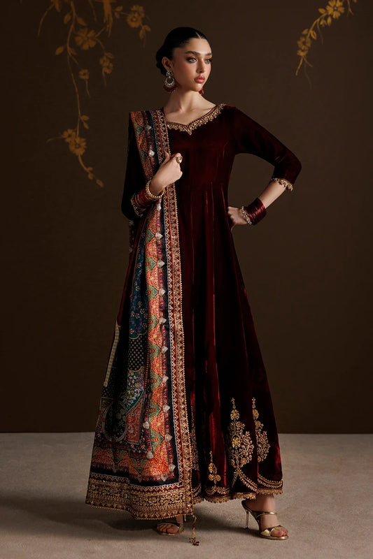 EMBROIDERED VELVET PR-1411(Pre-Order)