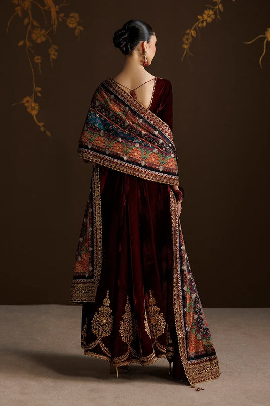 EMBROIDERED VELVET PR-1411(Pre-Order)